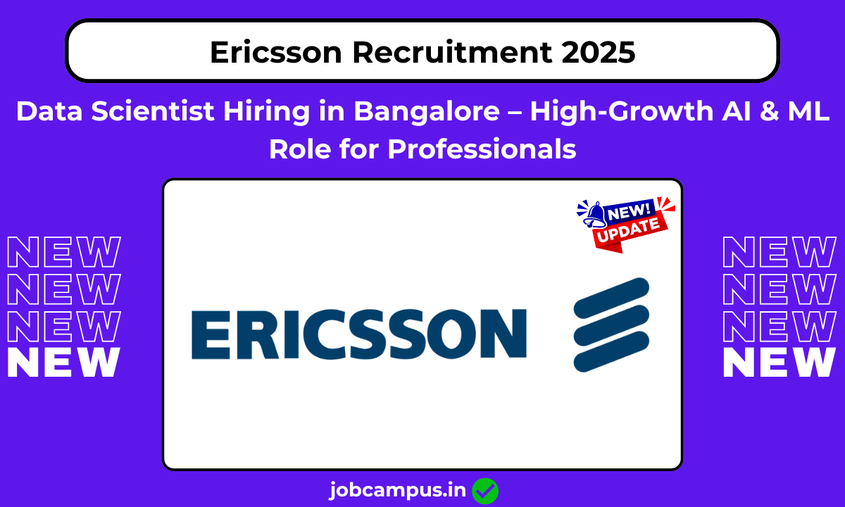 Ericsson Recruitment 2025