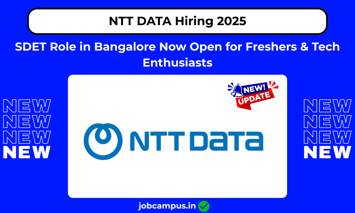 NTT DATA Hiring 2025