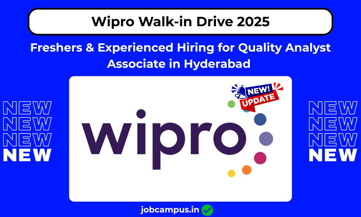 Wipro Walk-in Drive 2025